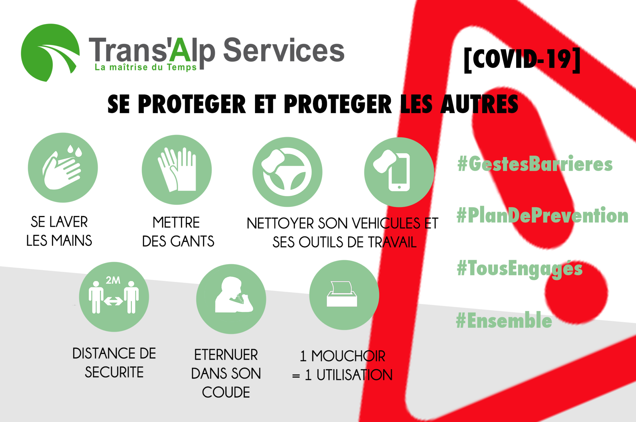 Plan de Prévention COVID 19 Trans Alp Services